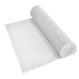 Aidapt Non Waterproof Slip White Easy to Cut 150x30 cm Fabric Mat Ideal for use Lining Draws, Shelves , and Work tops