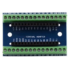 VKLSVAN 3 PCS Controller Terminal Adapter IO Shield Expansion Board Plate for Nano V3.0 for Arduino