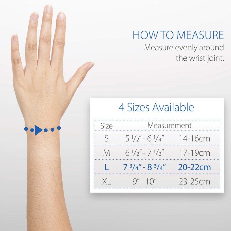 Swede-O Thermal Vent Wrist/Forearm Splint, Left - Medium