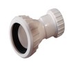 Compression Waste Pipe 45 Degree Bend Elbow - White 45