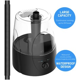 ReptiKing Reptile Fogger, Terrarium Humidifier, Plant Humidifier, Fog Machine Mister for Reptiles and Plants Vivarium, 3.5L Large Capacity, Ideal for Reptiles/Amphibians/Grow Room/Grow Tent Humidifiers
