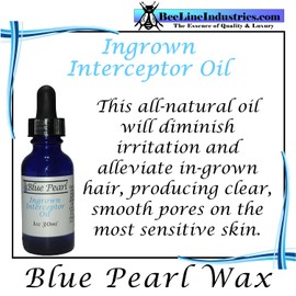 Blue Pearl Wax Ingrown Interceptor Oil Post Wax 1oz