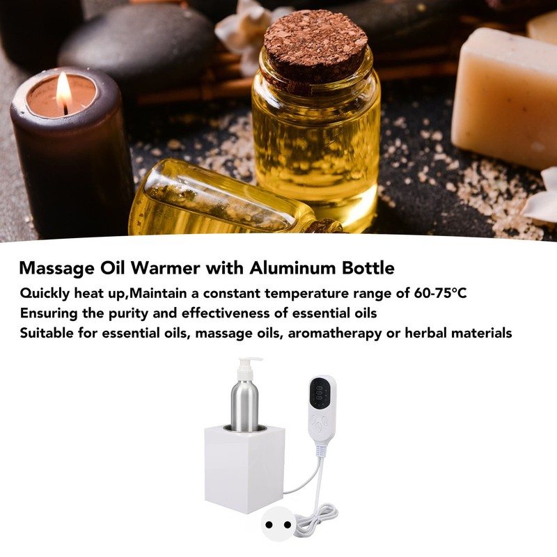 Electric Warmer Oil Dispenser Constant Temperature Control Essential Oil Heater
