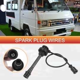 ACROPIX Car Spark Plug Coil Wires Ignition Coil Harness Cable 5mm Fit for Mitsubishi L300 4G63 2.0L 4G64 2.4L No.MN137207 - Pack of 4