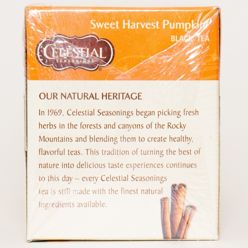 Celestial Seasonings Holiday Pumpkin Pie Black Tea, 20 Count (Pack