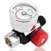 Yakamoz 1/4 Inch Air Compressor Regulator with Gauge, 0-140 Psi