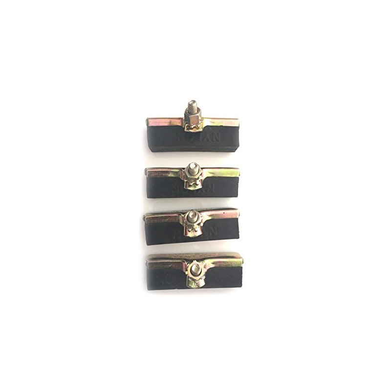 eRadius 4 x Rod Brake Blocks Pads Angle Sided Vintage