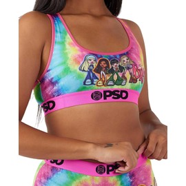 PSD Women's Bratz Dye Racerback Sports Bra for Women, Comfortable Exercise Bras for Women, Ideal for Yoga and Gym Workouts