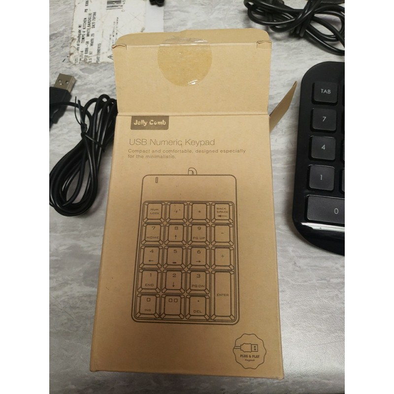 Jelly Comb USB Numeric Keypad Black free ship