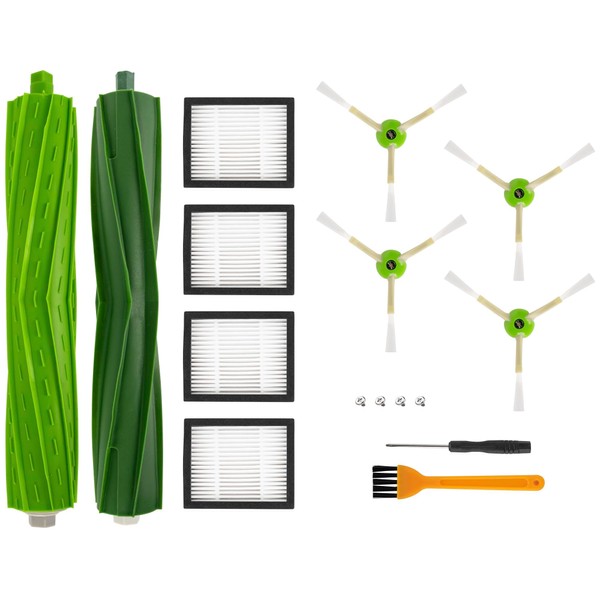 BlueStars - Kit de repuesto compatible con iRobot Roomba E