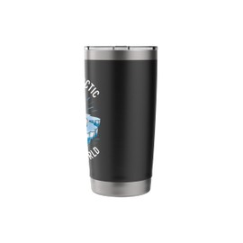 Save the Arctic, Save the World Climate Change Earth Day Stainless Steel Insulated Tumbler
