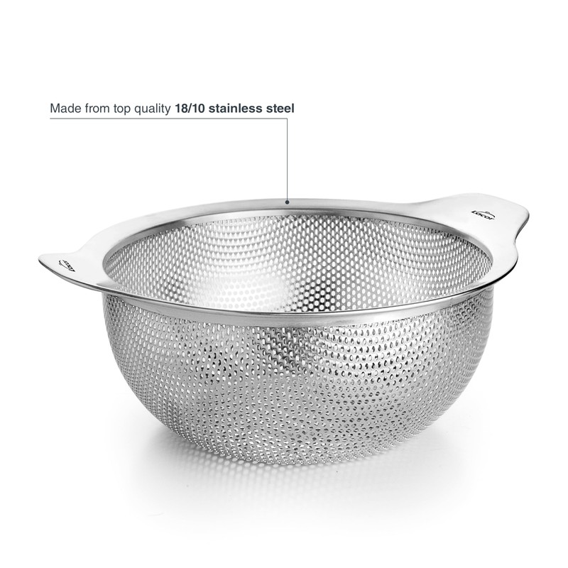Lacor 62732 - Scolapasta Cucina Inox, Acciaio Inossidabile 18/10 e
