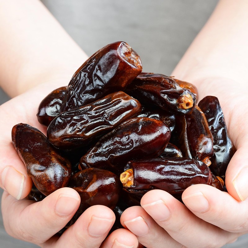 Premium Black Dates, Organic & Unsweetened, Gluten - Free, Vegan,