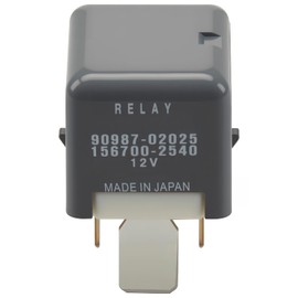 Aeola Pack of 1 90987-02025,156700-2540 Replaced 90080-87024 156700-2960 567-0003 Oil Pump Ignition Heater Cooling Fan Relay 12VDC Compatible with Toyota, Lexus