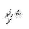 Running SHOE 13.1 Round Pewter Charm Set - Pair of