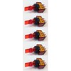 ILLUMINATED TOGGLE SWITCH ON/OFF 20 AMP 12VDC COLOR (5 PACK,