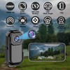 Mini Action Camera with Magnetic Base, Anti Shake 1080P Video