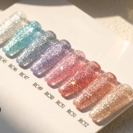 Revzel Revgel Light-On Reflective Glitter Gel 10-piece set / 레브젤 라이트온 반사글리터젤 10종 세트