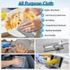 FIXSMITH Grey Microfiber Cleaning Cloth -Pack of 12, Highly Absorbent