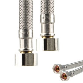 'Tecuro Sanitary Connection Hose Extension 3/7 inch Union Nut x 3/8 Nut Length 200 mm