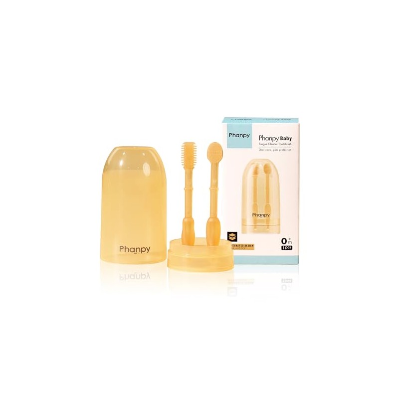 Phanpy Cepillo de dientes para bebé, limpiador de lengua de