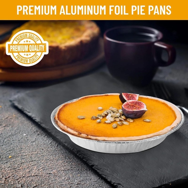 The Baker Celebrations Aluminum Foil Baking Pie Pans – 8