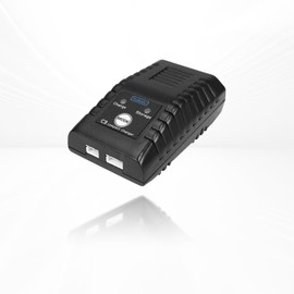 JIUSI Toolkit 25W 2S 3S RC Balance Charger AC 7.4-11.1V LiPo Battery Charger,Portable High-Efficiency Intelligent Fast Charger with Storge Function,RC Battery Charger