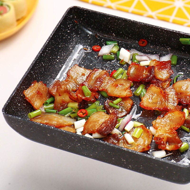 Breakfast Flat Pan Rectangle Non Stick Japanese Omelette Frying Pan