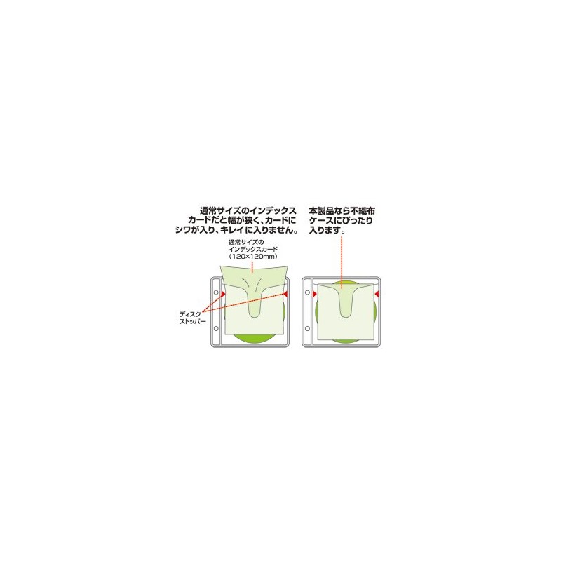 サンワサプライ アウトレット 不織布ケース 用 インデックス カード 罫線入 JP-IND11 箱にキズ、汚れのあるアウトレット品です。
