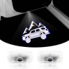 uunonaha 2PCS Car Door Logo Lights Courtesy Projector Laser Welcome