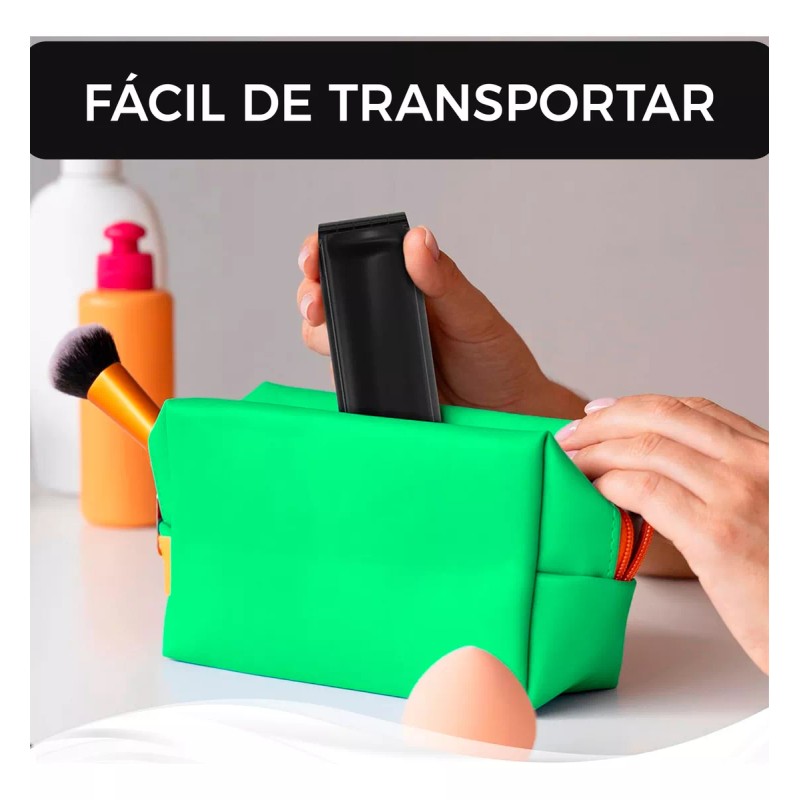 Maíz Mini Cepillo Cabello + Espejo Plegable Portatil Bolsillo