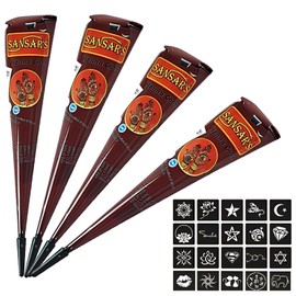 Pack of 4 Henna, Henna Brown Freckles, Henna Tattoo, Henna Colour, Freckles Henna, Freckles, Freckles Pen, Henna Red, Henna Freckles, Henna Red Brown, Freckles