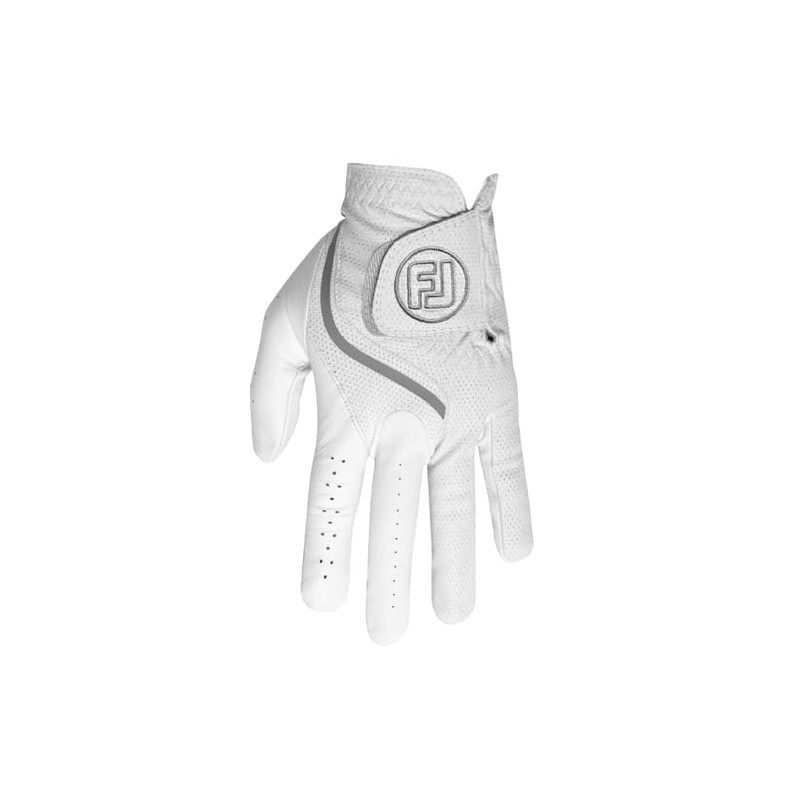 FootJoy Men's SciFLEX Golf Glove, White, Cadet Small, Worn on
