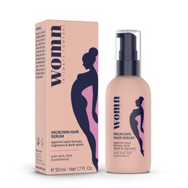 womn Intimate Comfort Ingrown Hair Serum for Ingrown Hair, Shaving Pimples & Skin Discolouration, 50 ml