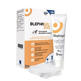 Blephagel Duo Gel mit Kompressen, 30 g