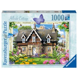 Ravensburger Country Cottage Collection No.15 Hillside Cottage 1000 Piece Jigsaw Puzzles for Adults and Kids Age 12 Years Up