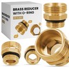Brass Reducer 1/2" x 3/4" O Ring Nipple Male Adapter
