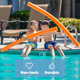 Oodles of Noodles Deluxe Foam Pool Swim Noodles - 5 Pack Green