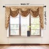 ELKCA European Valance Curtains for Living Room Luxury Coffee Curtains