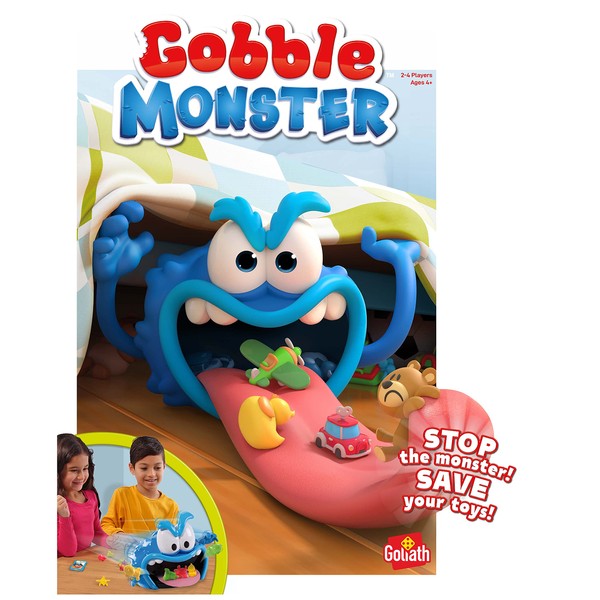 Goliath Games Gobble Monster Kids Games | For ages 4+ | For 2-4 players