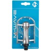M-Wave Steady A11 Road Bike Pedals, Silver, 62 x 96