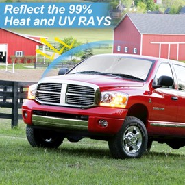 Windshield Sun Shade for 2010-2027 Dodge RAM 1500 2500 3500 Sunshades Cover