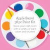 Apple Barrel, Mate Acrylic Craft Paint Kit, ABCAMP24, 36 paints