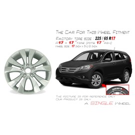 17" Single 17x6.5 Silver Wheel For Honda CR-V 2012-2014 OEM Design Replacement Rim
