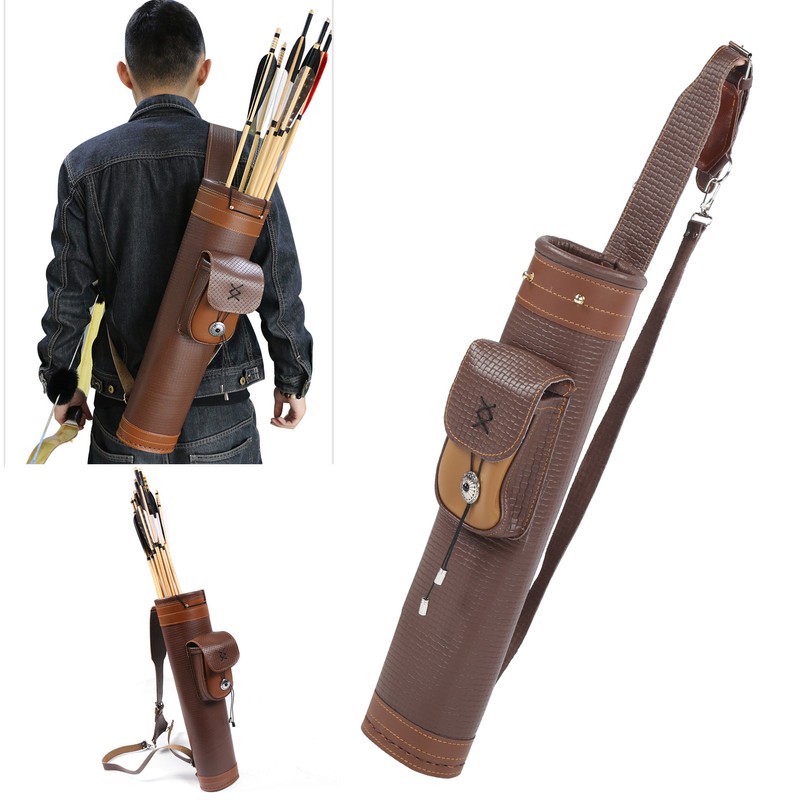 Shoulder Back Quiver Outdoor Archery Arrow Holder Portable Hunting Shoulder