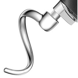 Professional 6 QT Dough Hook for KitchenAid Mixer,Stainless Steel,Spiral Dough Hook Attachment for KitchenAid 5Plus & 6QT Bowl-Lift Stand Mixers