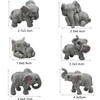 6 Mini Elephant Figurine Animal Figurine Mini Animal Fegua Meditation