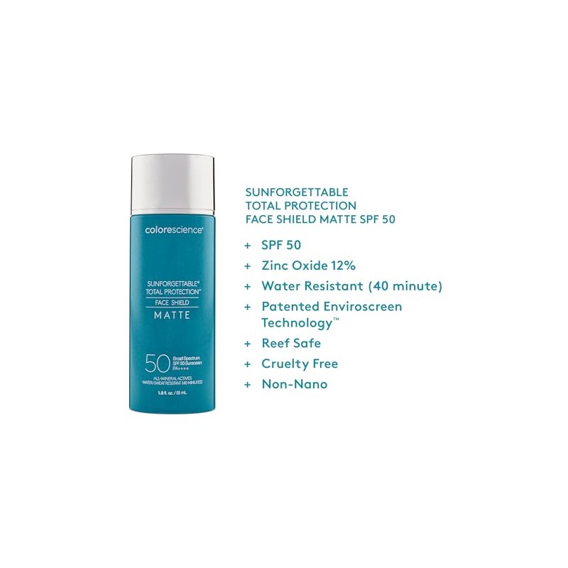 Colorescience Sunforgettable Total Protection Face Shield Matte SPF50 55ml