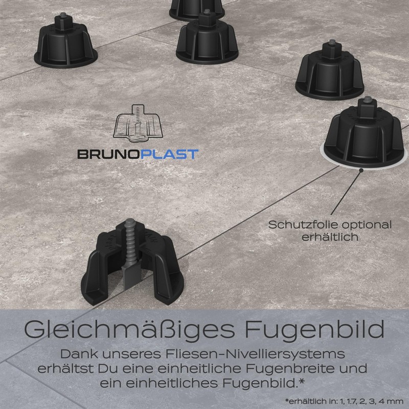 Brunoplast NIVIFIX 250x Thread Tabs Pro for 1 mm Joints