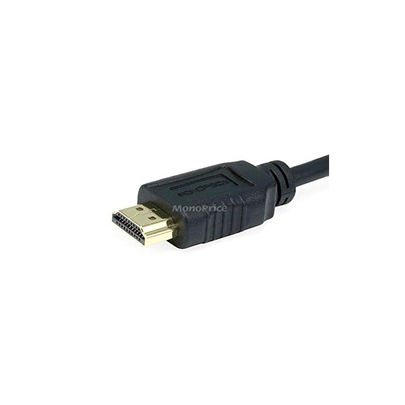 Monoprice 6ft 34AWG Standard Speed HDMI Cable With Ethernet w/